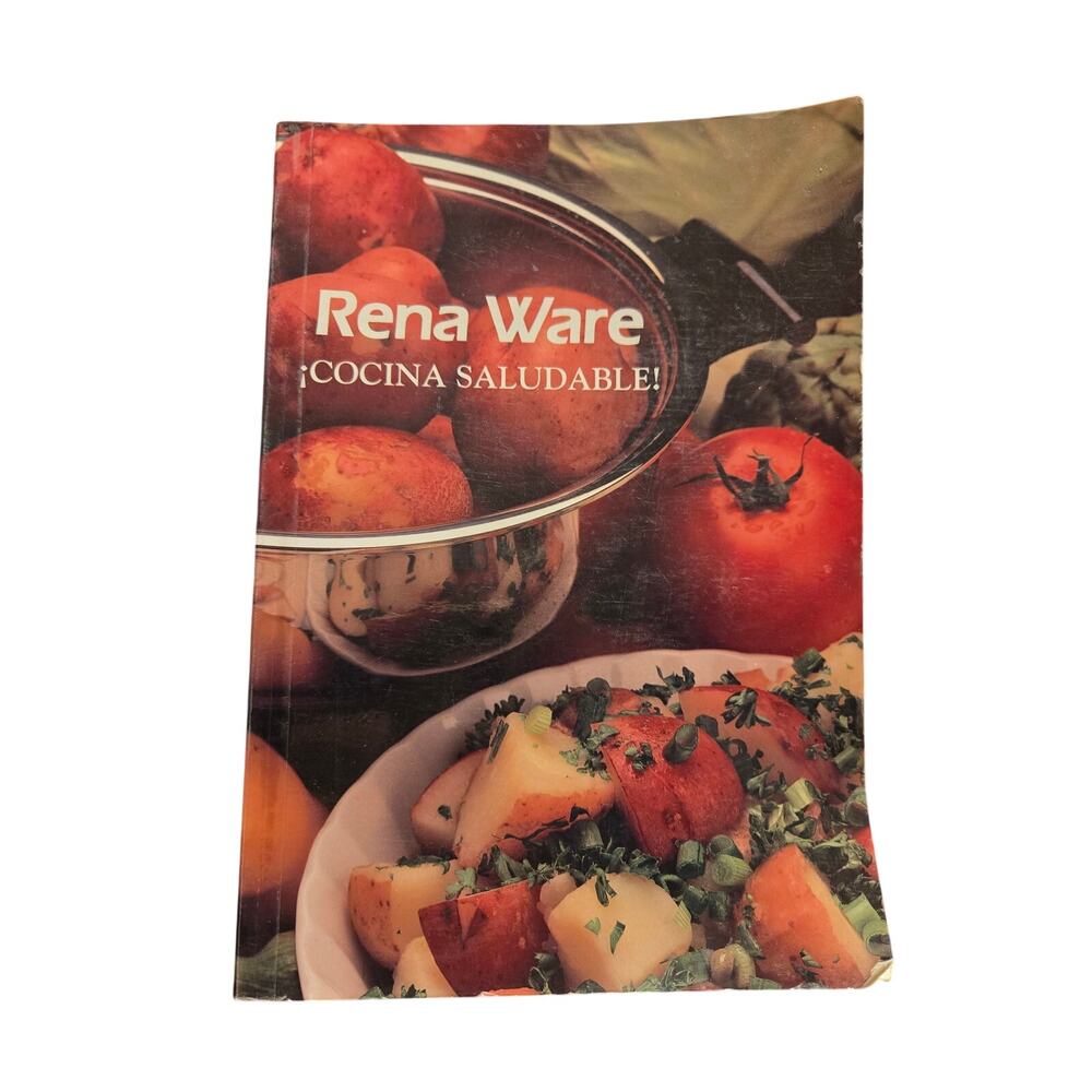 Rena Ware ¡Cocina Saludable! Spanish Cookbook 1995 Softcover Healthy Cooking